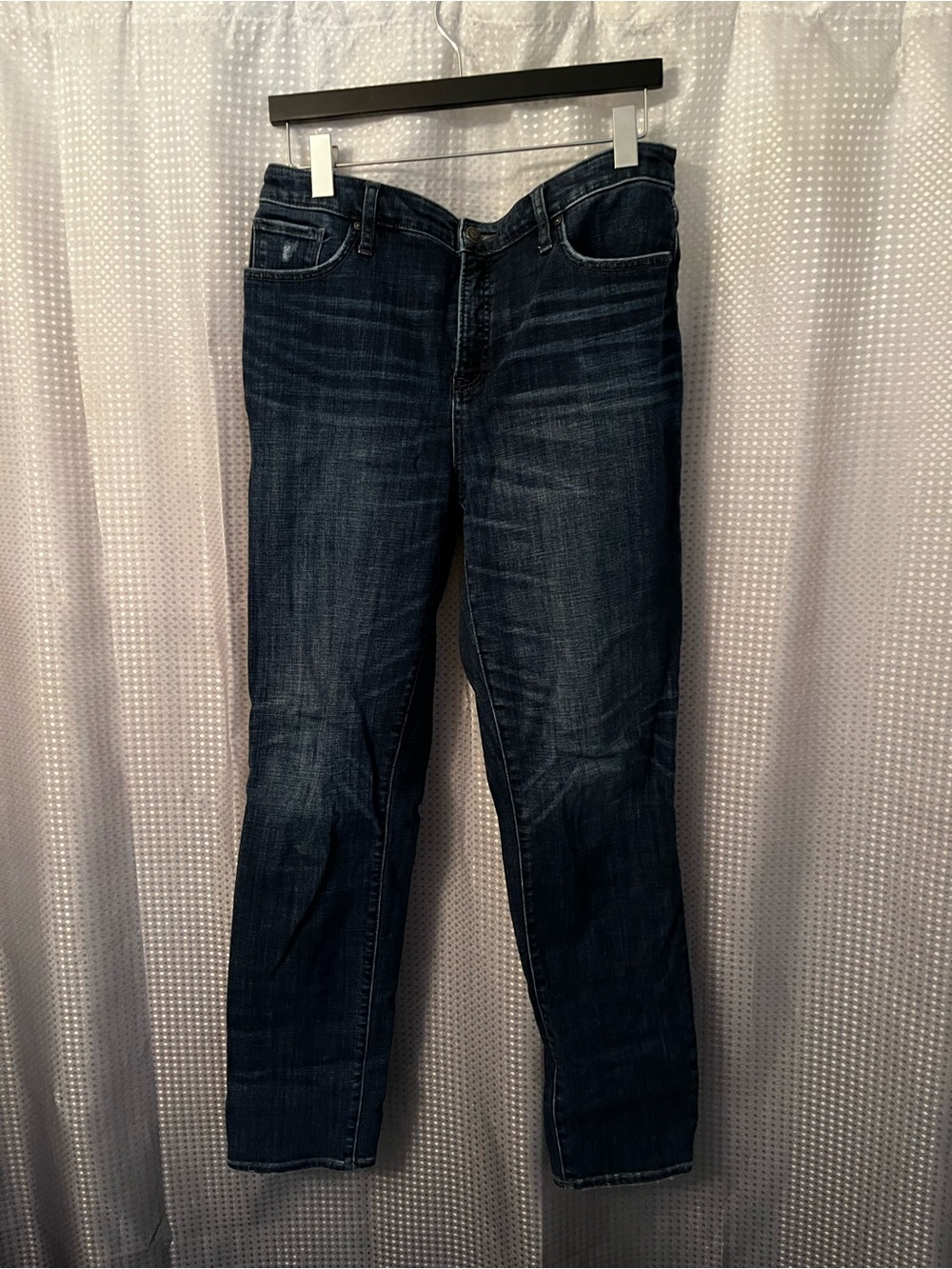 Chico's Dark Indigo Slim Straight Jeans